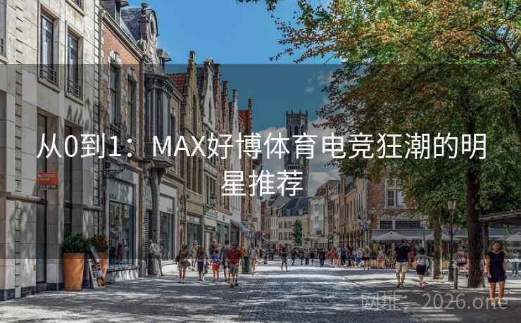 从0到1:MAX好博体育电竞狂潮的明星推荐 第2张 从0到1:MAX好博体育电竞狂潮的明星推荐 第2张
