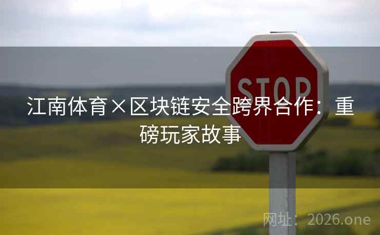 江南体育×区块链安全跨界合作：重磅玩家故事  第2张