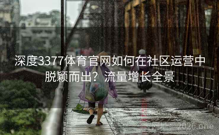 深度3377体育官网如何在社区运营中脱颖而出?流量增长全景 第2张 深度3377体育官网如何在社区运营中脱颖而出?流量增长全景 第2张