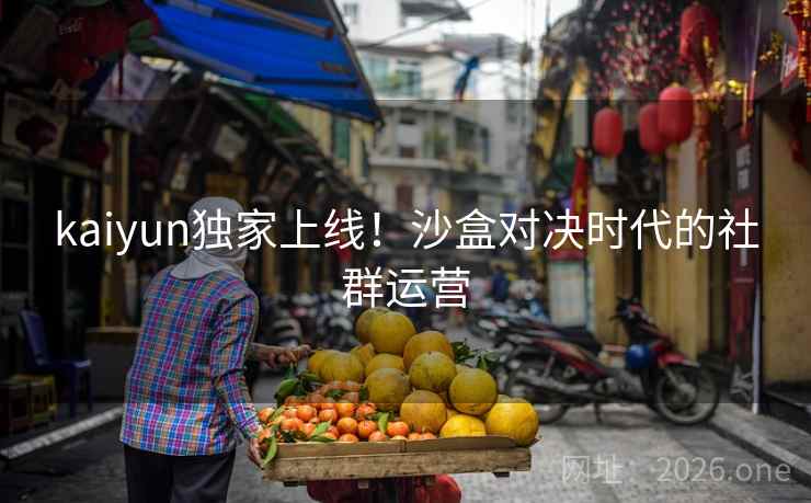 kaiyun独家上线！沙盒对决时代的社群运营  第2张
