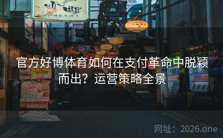 官方好博体育如何在支付革命中脱颖而出?运营策略全景 第2张 官方好博体育如何在支付革命中脱颖而出?运营策略全景 第2张